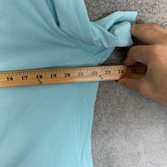 S Polo Ralph Lauren Shirt Mens L Blue Short Sleeve‎ Classic Fit Crewneck Tee - Picture 4 of 7